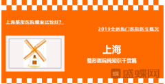 上海整形医院哪家好？2019全新热门医院医生概况。【下】